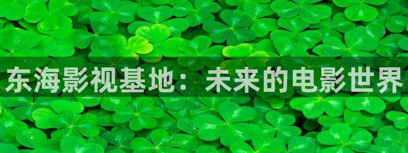 久播播电影：东海影视基地：未来的电影世界